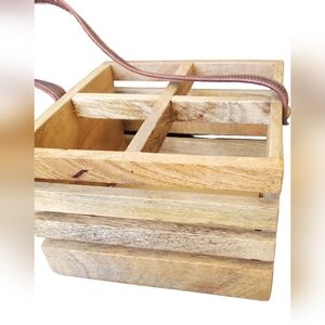 Wooden storage crate